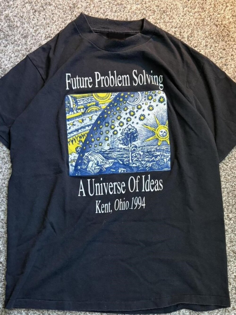 Future Problem Solving Black T-Shirt
